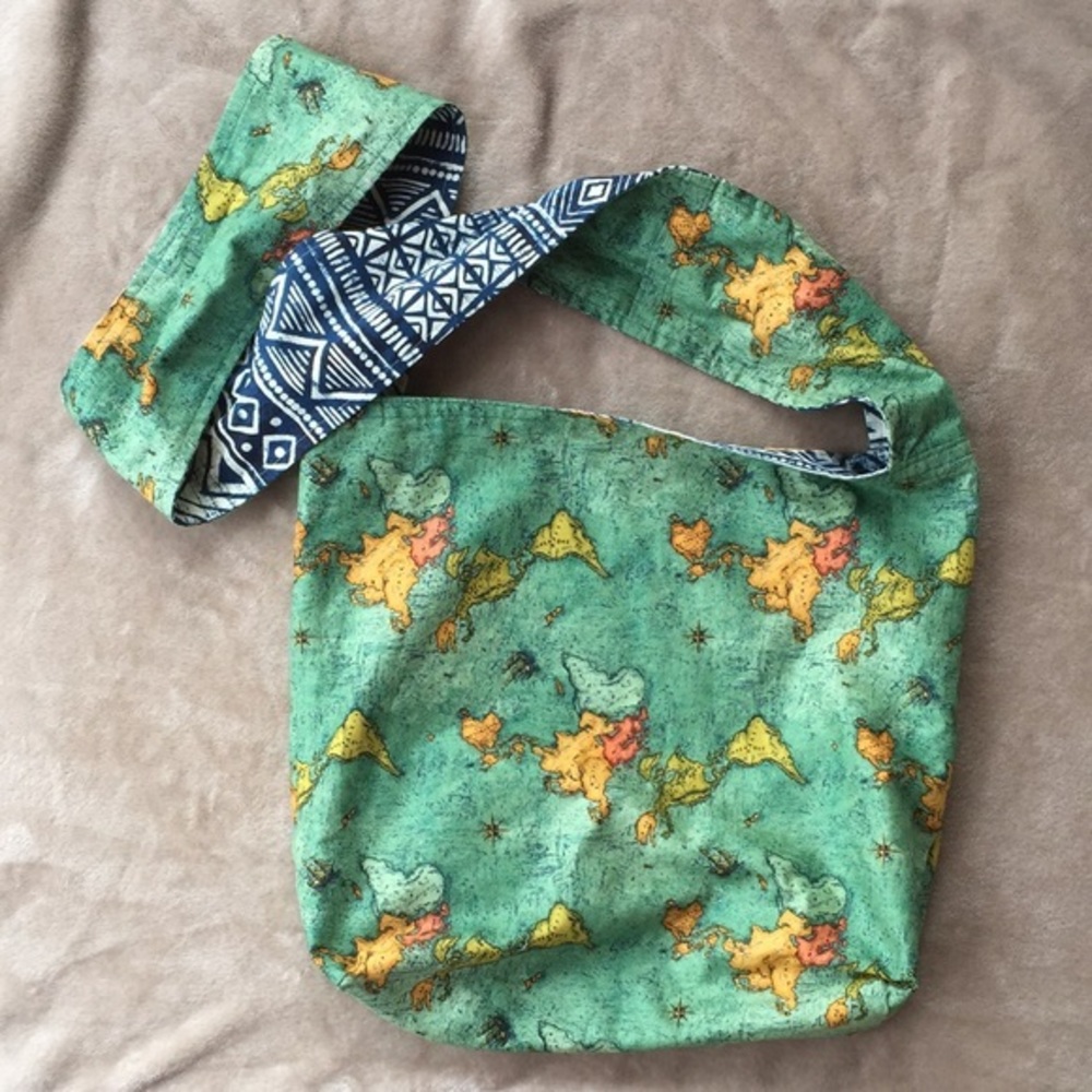 Cloth Cross-Body Tote Bag